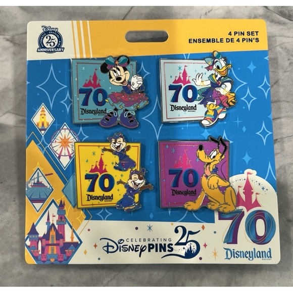 Other - Disneyland 70th anniversary pins